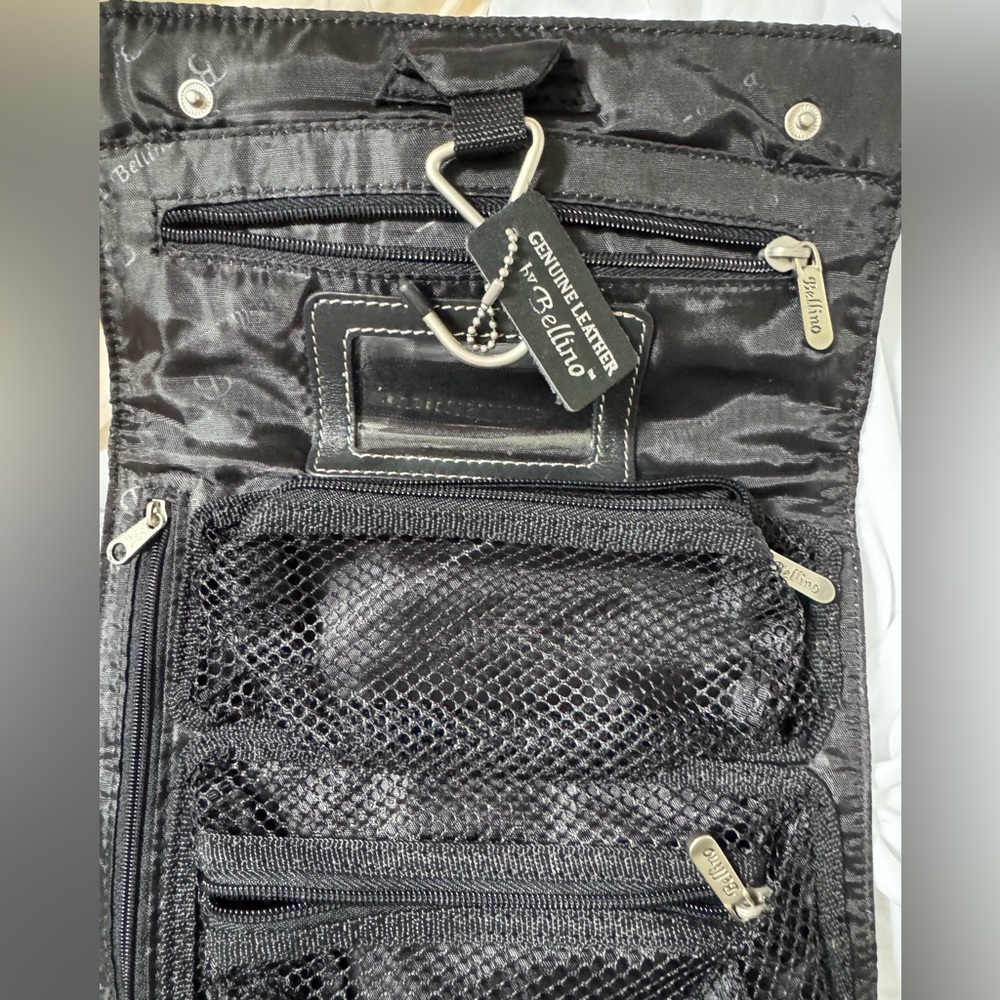 Bellino leather and canvas travel bag - Picture 7 of 11